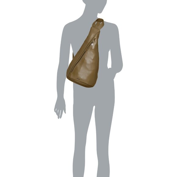 ***The Sak Geo Sling Backpack - Leather, Loden*** - Picture 2 of 7